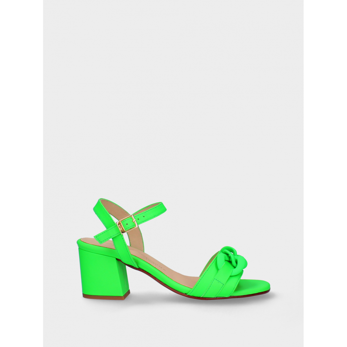 Sandália Verde Neon de Salto para Mulher Claudia17 MLV Shoes
